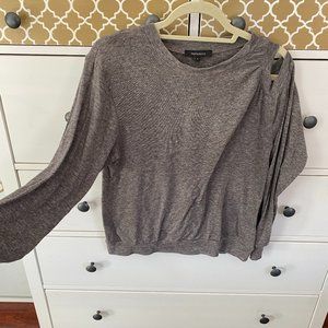 Olivaceous Cute Grey Loungewear Top